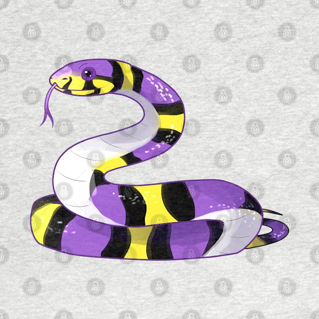 Nonbinary Snake by candychameleon